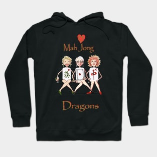 Mah Jong Dragons Hoodie